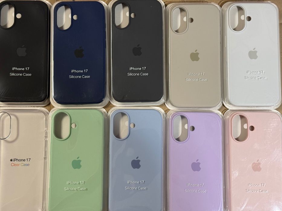A Husa Silicon color sau Transparenta iPhone 17 Air/Pro/Max