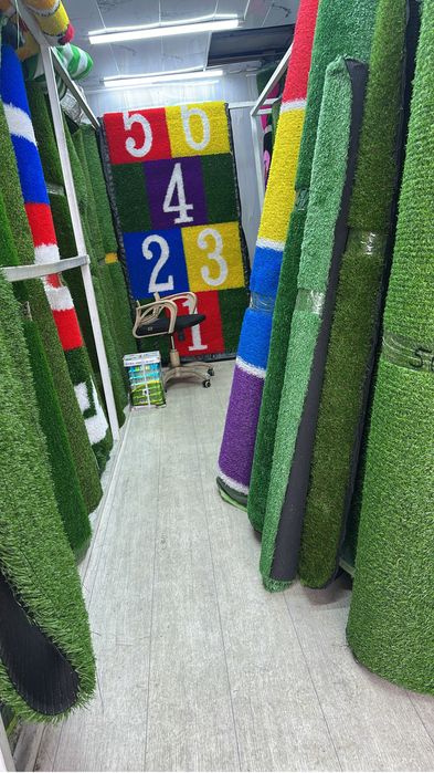 Искусственный газон жасанды газон