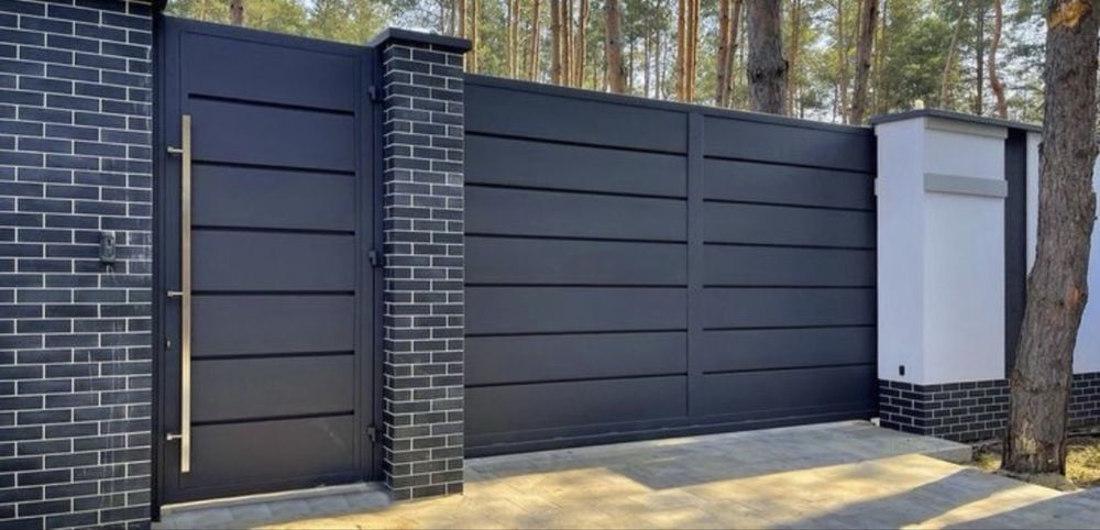 Ворота откатные под ключ