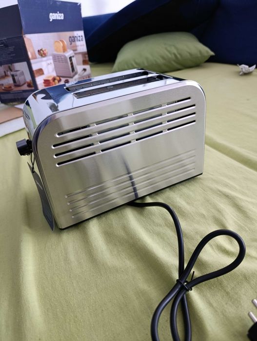 Инокс тостер Ganiza 925W с тъч дисплей + ПОДАРЪК