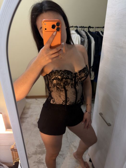 двойка корсет с шортами
