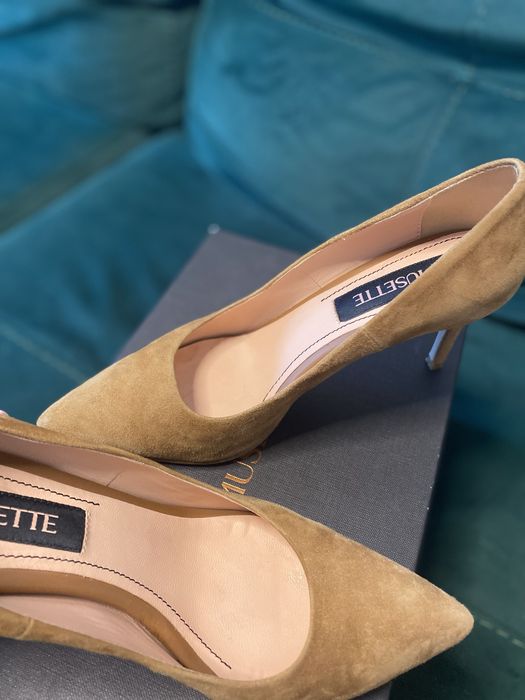 Pantofi piele intoarsa Musette VELVET A160, 35