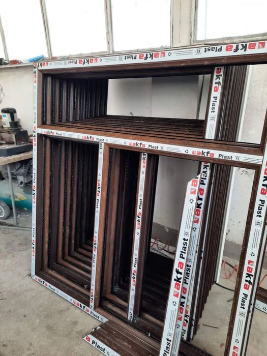 Акфа пласт термо алюмин эшик ром