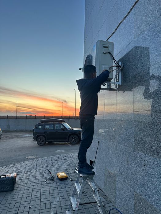 Установка кондиционера