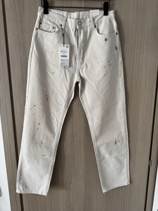 Blugi Zara, Barbati, 42, Straight Fit, Colectie 2025