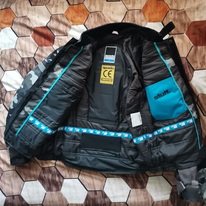 Текстилно водоустойчиво яке за мотор Spada Camo 2