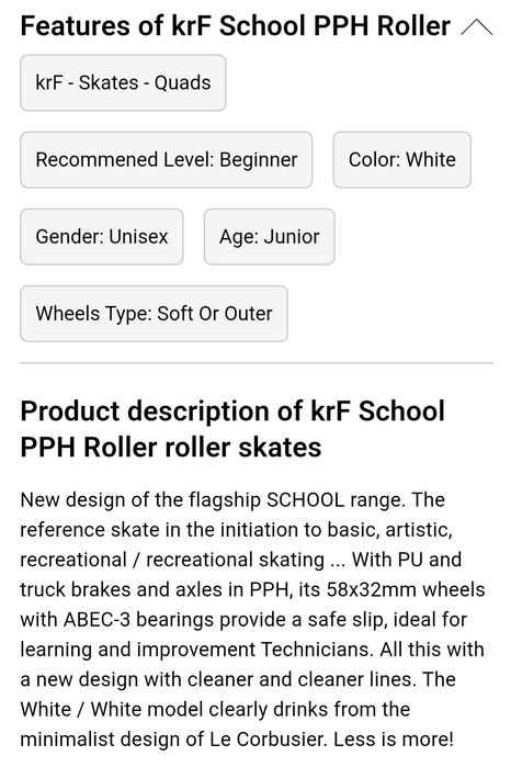 Patine cu rotile krF School