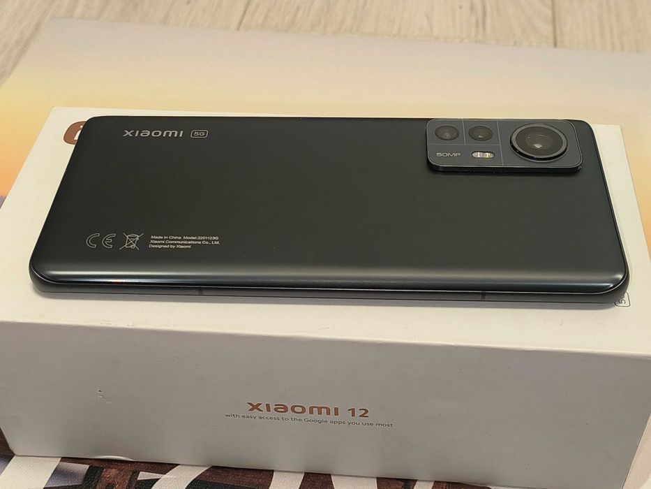 Xiaomi mi 12 5g 8ram 128gb gray burn