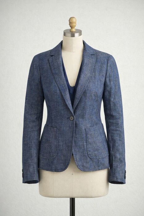 Talbots, petite 2, Пиджак лен с хб подкладка