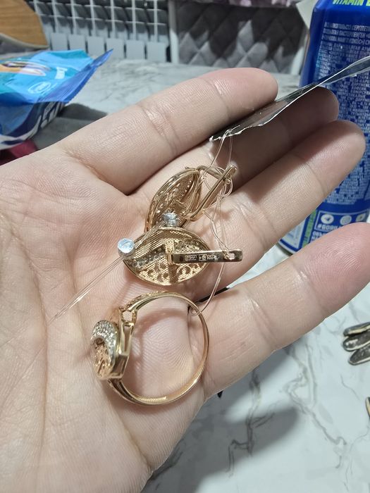 Золотой комлект новый