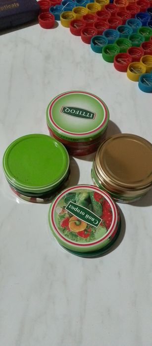 Крышки для банка. Б- у.