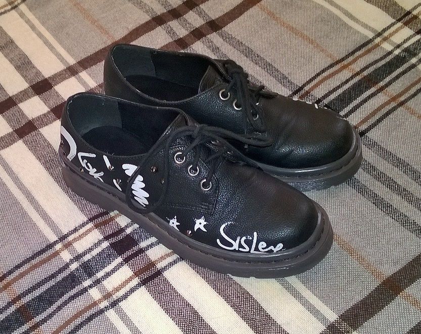 Кожени есенни обувки Benetton-Sisleу 35/36 номер