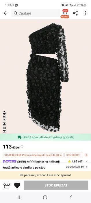 Rochie superba - shein