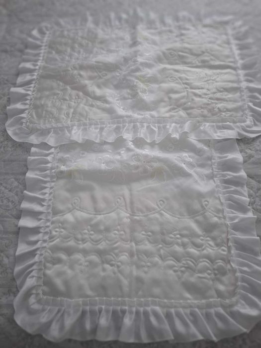 Кувертюра/Шалте за спалня с къдрици 3 части