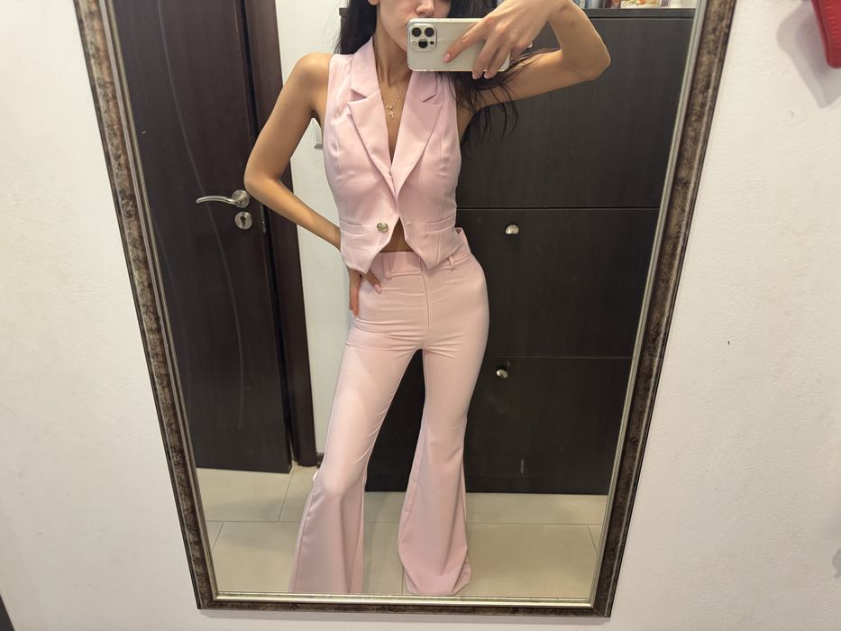 Уникален бледо-розов сет Junona