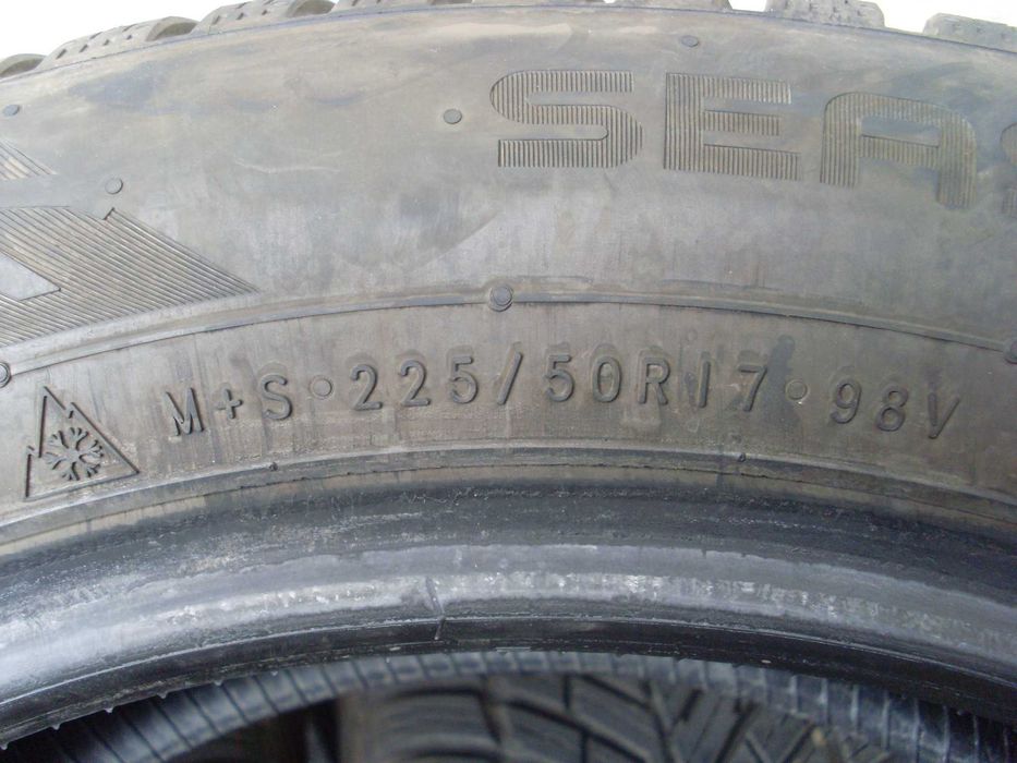 НОВИ НОВИ НОВИ! 4 броя 225/50R17 Nokian Seasonproof 2 всесезонни зимни гуми