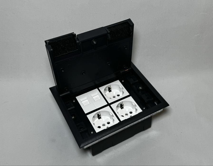 Настольная розетка Наполная розетка Лючок Люк Socket Розетка короб