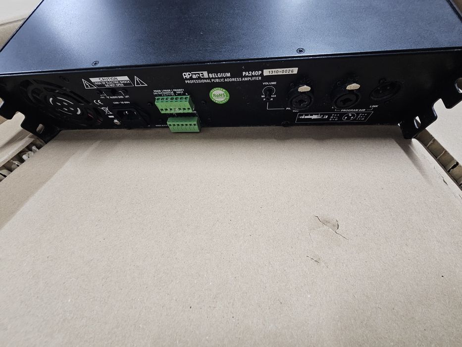 Amplificator Apart PA240P / 240W RMS / 4ohm / 50v / 70v / 100v