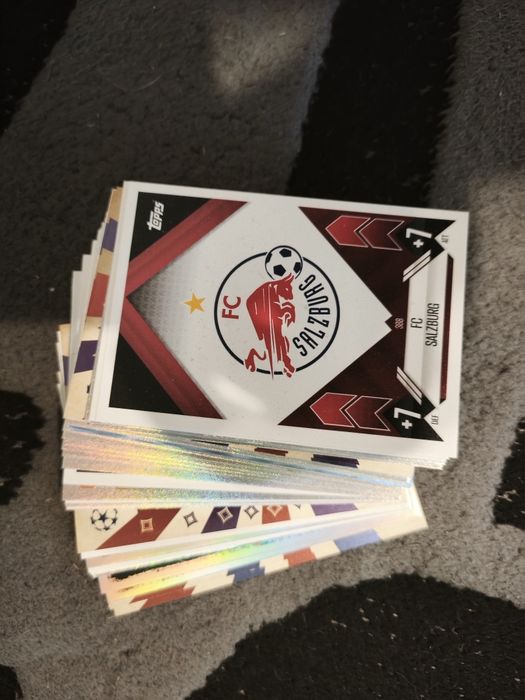 Cartonașe de fotbal colecție Topps+Panini