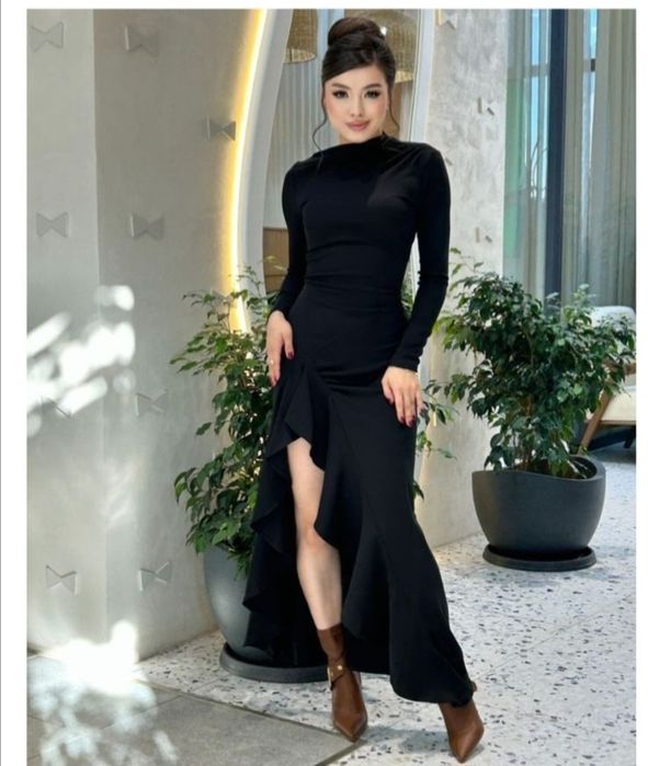 Вечернее платье чёрное