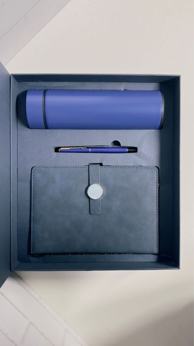 Подарки! Блокнот + термос! Оптом