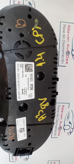 ceasuri bord uk  audi a3 8v 1.4 2014