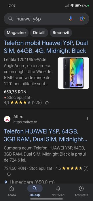 Vând Huawei y6p impecabil.