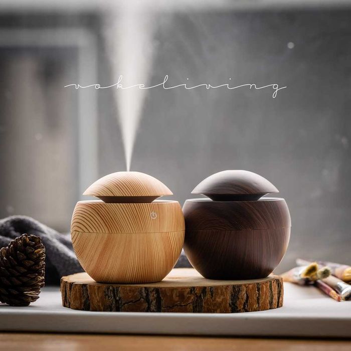 Арома дифузер със свветлинни ефекти - овлажнител сфера 150 мл