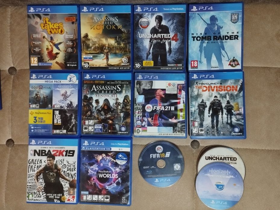 Распродаем остатки б/у дисков срочно для PS4