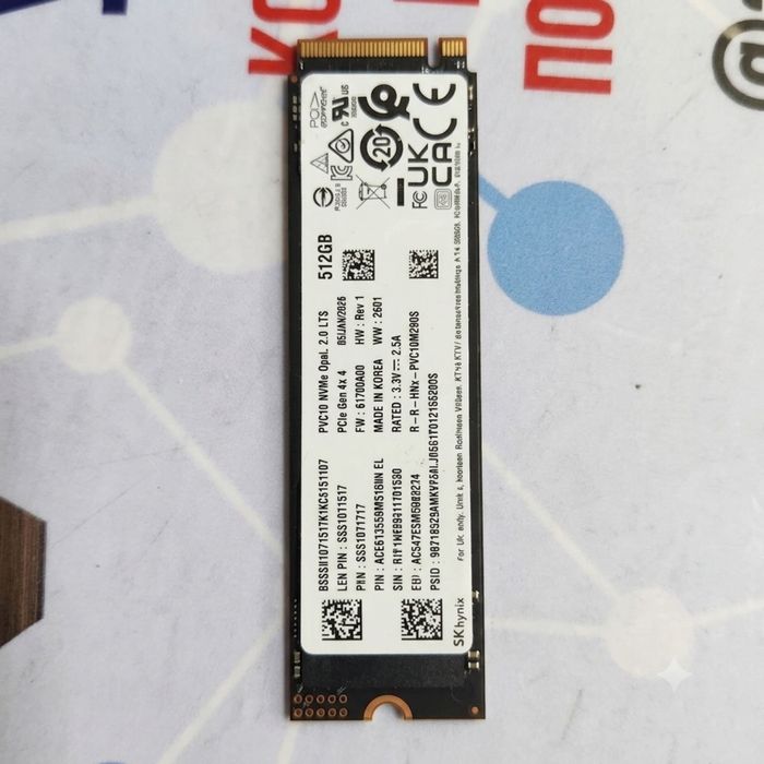 Ssd 512gb Nvme 100% здоровья