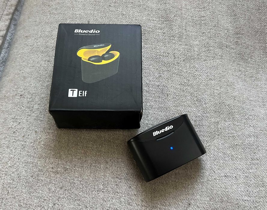 Casti wireless Bluedio T Elf Bluetooth cu cutie incarcare