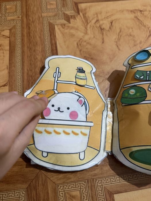 Сквиш книжка с хомяком