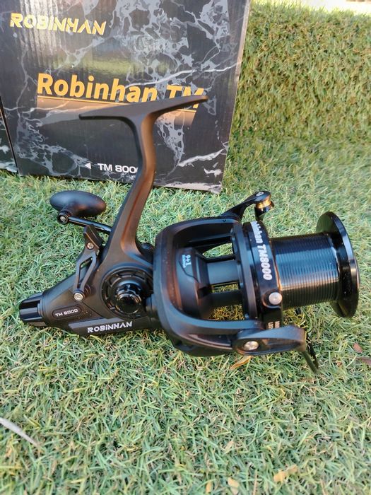 Set 4 mulinete Robinhan TM80, cu 10 rulmenti, tambur metalic LongCas