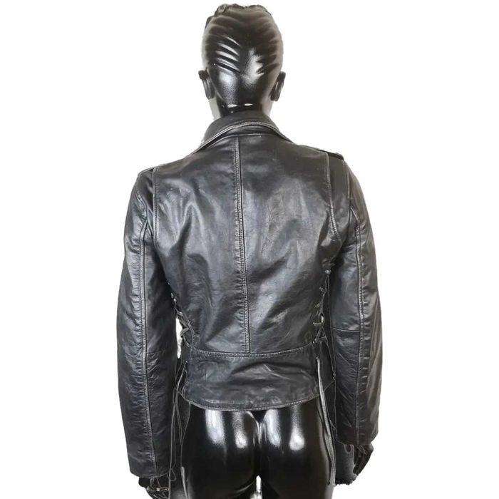 Super dry Дамско кожено мото яке | S | НОВО