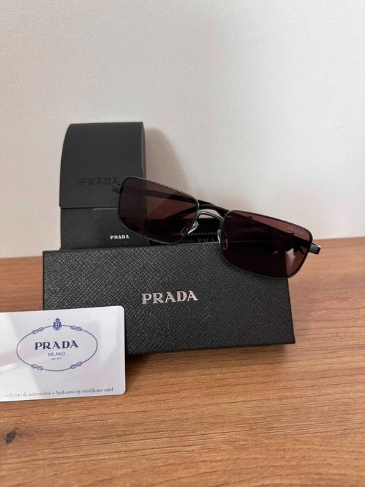 Ochelari Prada Regtangular Black