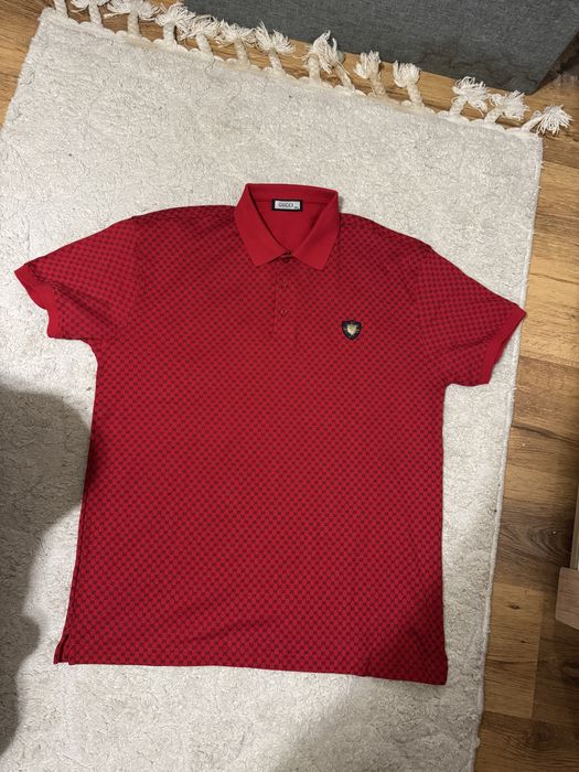 Gucci мъжка тениска с яка