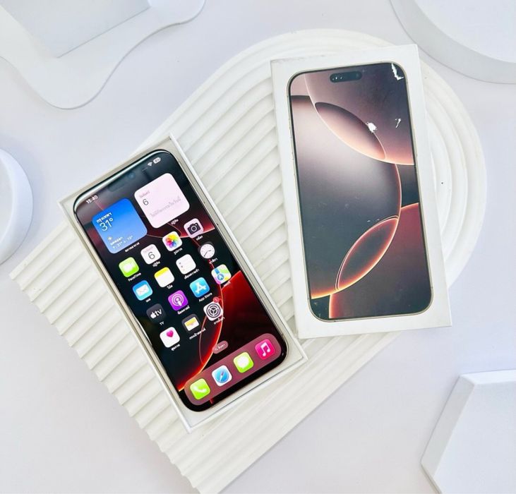 iPhone 16 ProMax 256Gb Natural Desert Akk: 90% Kelwamiz