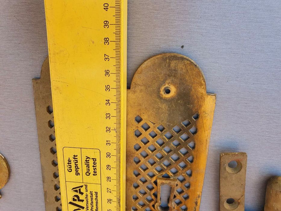 белгийски барокови дръжки за врата от месинг