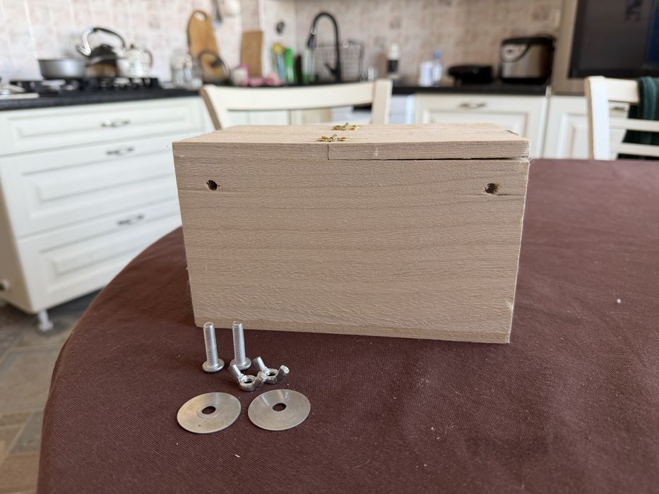 Домик для попугаев/Гнездо +опилки древестные