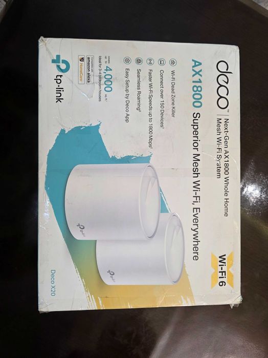 2 Pack Deco X20 Wi-Fi 6 – Быстрая и стабильная Wi-Fi Mesh система!