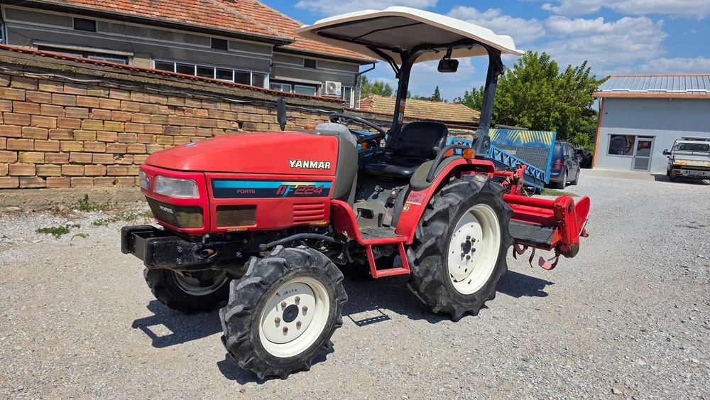 Японски трактор Yanmar AF224 с фреза, 4х4, 24 кс, АграБГ Джолев