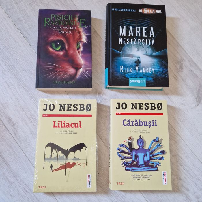 Jo Nesbo, Erin Hunter, Rick Yancey - stare excelenta