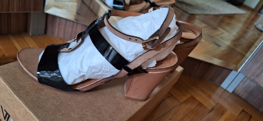 Vicenza, 37, италиански сандали, естествена кожа