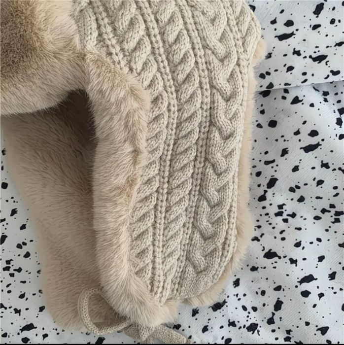 Зимняя шапка-ушанка