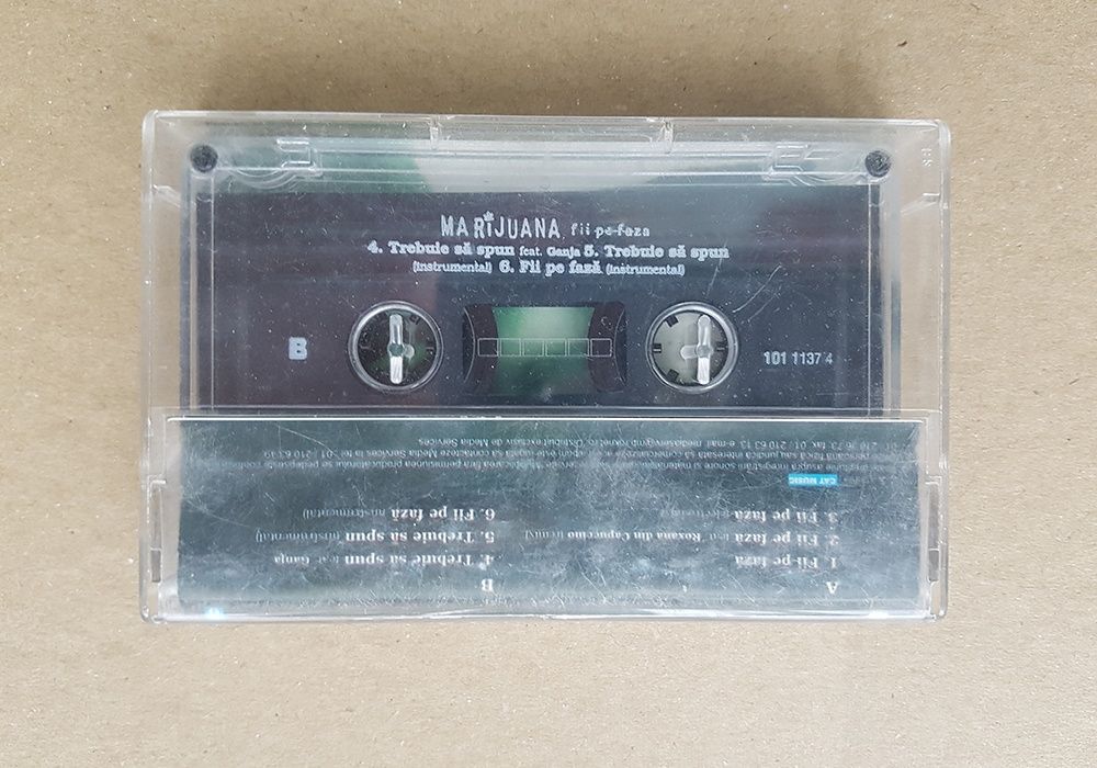 Caseta album Marijuana - Fii pe faza