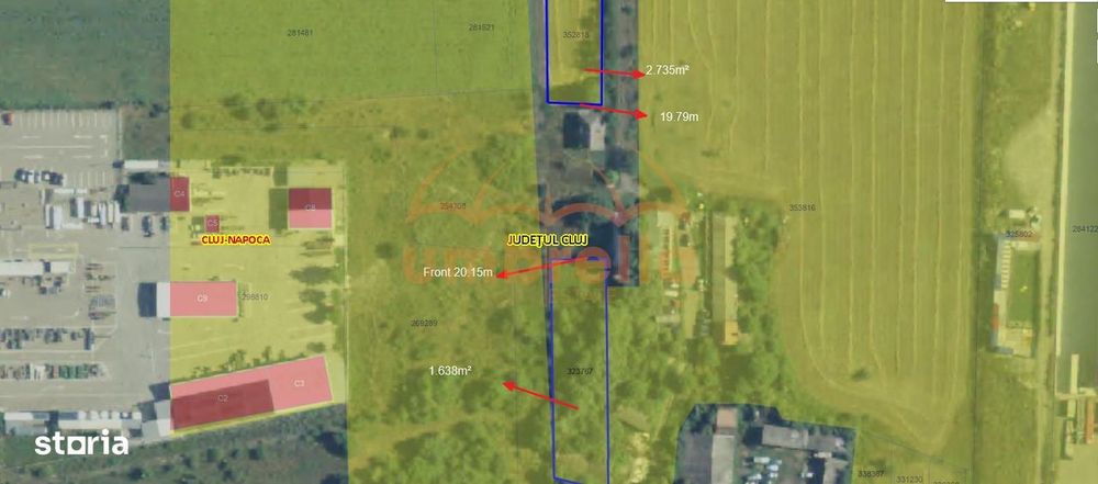 Teren de vanzare B-dul Muncii, Cluj-Napoca Intravilan 4.375m²