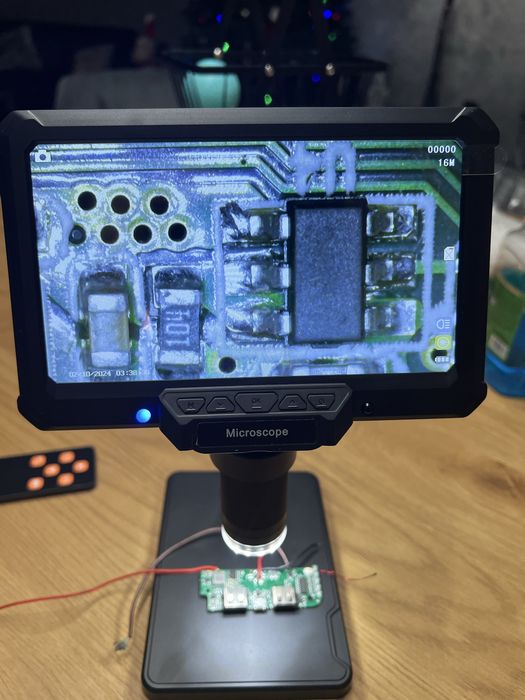 Microscop digital profesional , 7 inch, 16MP, 1080HD, conectare PC