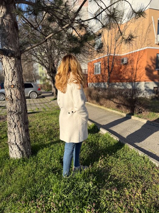 Кашмирено 100% палто