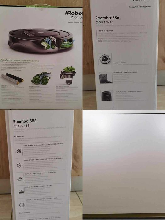 IRobot Roomba 886 Contents