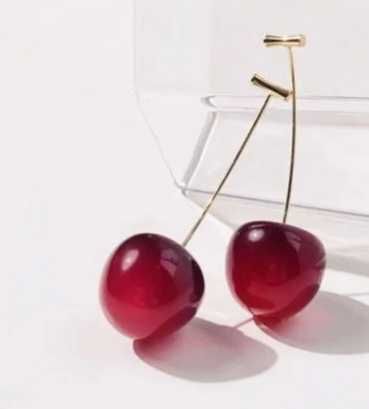 дамски обеци черешки